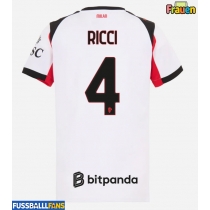 AC Milan Samuele Ricci #4 Auswärtstrikot Frauen 2025-26 Kurzarm